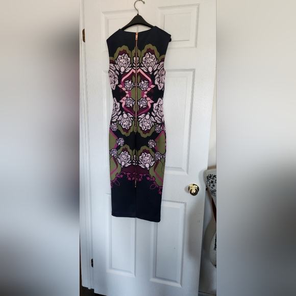 Gorgeous Ted Baker dress with entire zippered back. - Picture 2 of 4